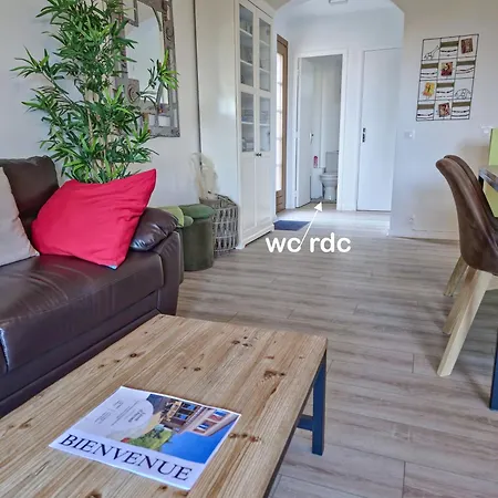 Nyaraló Maison Familiale Proche Plage, Parking, Clim *