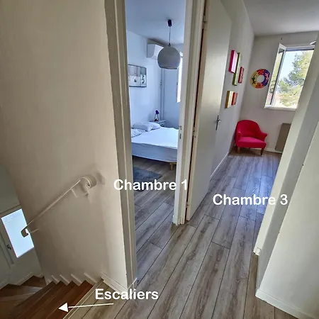 Maison Familiale Proche Plage, Parking, Clim Nyaraló Carqueiranne