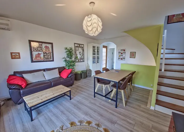 別荘 Maison Familiale Proche Plage, Parking, Clim